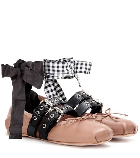 miu miu schuhe ballerina|miu michael shoes.